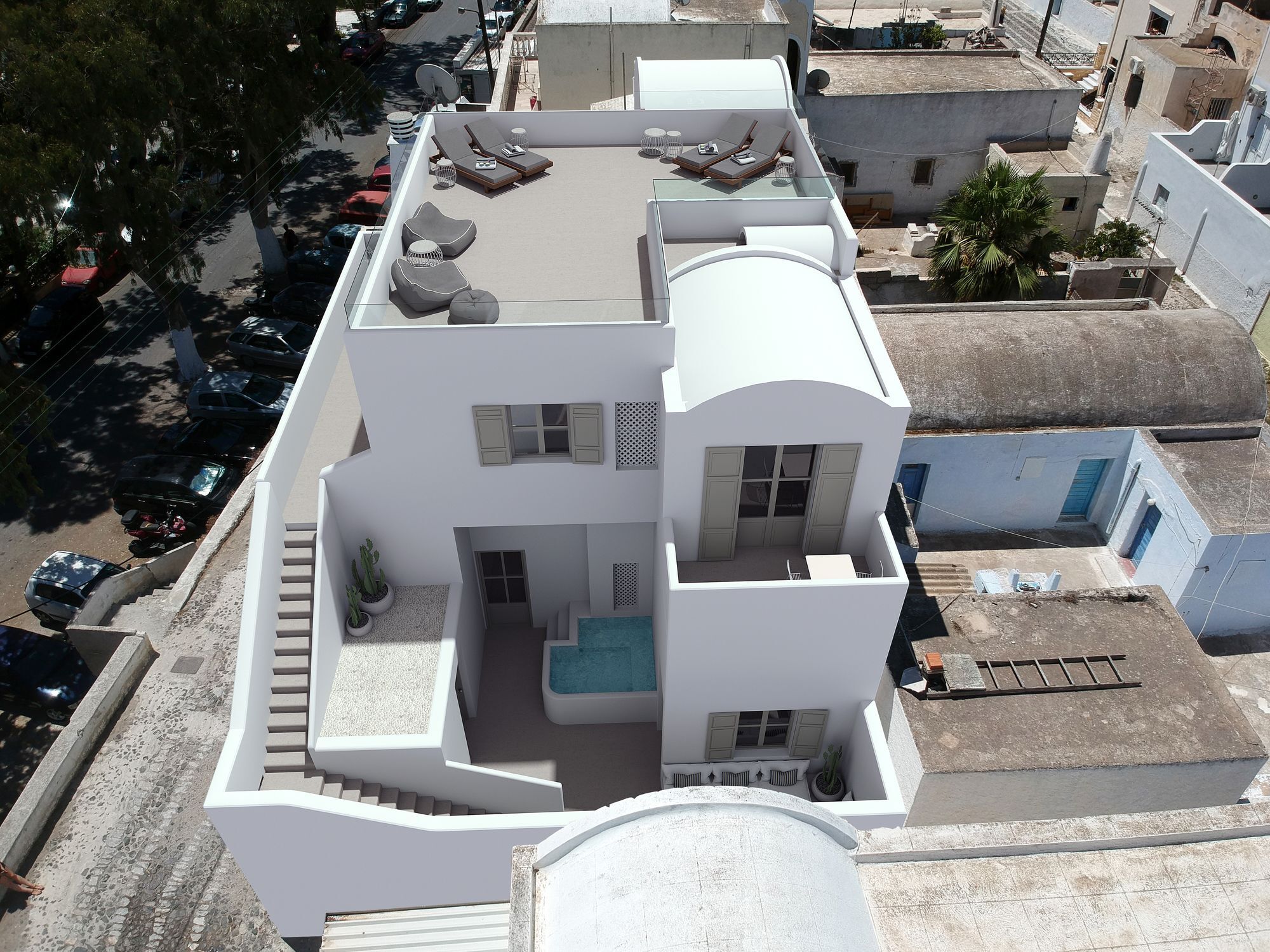 Bedspot Hostel Фіра Екстер'єр фото
